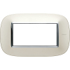 RAMKA OWALNA 4 MODUŁY SILVER AXOLUTE  - HB4804SAN - LEGRAND