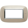 RAMKA OWALNA 4 MODUŁY LIGHT TITANIUM AXOLUTE - HB4804TC - LEGRAND
