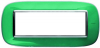 RAMKA OWALNA 6 MODUŁÓW LIQUID GREEN AXOLUTE - HB4806DV - LEGRAND