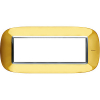 RAMKA OWALNA 6 MODUŁÓW SHINY GOLD AXOLUTE - HB4806OR - LEGRAND