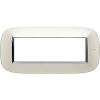 RAMKA OWALNA 6 MODUŁÓW SILVER AXOLUTE - HB4806SAN - LEGRAND