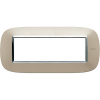 RAMKA OWALNA 6 MODUŁÓW LIGHT TITANIUM AXOLUTE - HB4806TC - LEGRAND