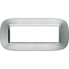 RAMKA OWALNA 6 MODUŁÓW AXOLUTE ALUMINIUM AXOLUTE - HB4806XC - LEGRAND