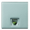 GNIAZDO TELEFONICZNE RJ11 2 MODUŁY ALUMINIUM AXOLUTE - HC4258/11D - LEGRAND