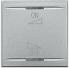 KLAWISZ ''REGULACJA'' 2 MODUŁY ALUMINIUM AXOLUTE MYHOME  - HC4911/2AI - LEGRAND