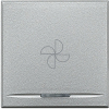 KLAWISZ ''WENTYLATOR'' 2 MODUŁY ALUMINIUM AXOLUTE MYHOME  - HC4915/2BC - LEGRAND