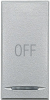 KLAWISZ ''OFF'' 1 MODUŁ ALUMINIUM AXOLUTE MYHOME  - HC4915AA - LEGRAND