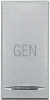 KLAWISZ ''GEN'' 1 MODUŁ ALUMINIUM AXOLUTE MYHOME  - HC4915AC - LEGRAND