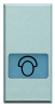 KLAWISZ "PIELĘGNIARKA" 1 MODUŁ ALUMINIUM AXOLUTE - HC4921LQ - LEGRAND