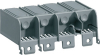 OSŁONA PRZYŁĄCZY STANDARDOWYCH X160 4-POLOWA - HYA028H - HAGER - BERKER