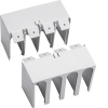 OSŁONA PRZEDŁUŻENIA PRZYŁĄCZY PROSTYCH H250 4-POLOWA - HYC022H - HAGER - BERKER
