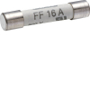 WKŁADKA BEZPIECZNIKOWA SZKLANA 16A 6.3X32MM CHARAKTERYSTYKA GF ULTRASZYBKA - L6332FF16-000 - HAGER - BERKER