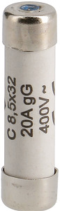 WKŁADKA BEZPIECZNIKOWA 20A 8.5X32MM CHARAKTERYSTYKA GG ZWŁOCZNA - L8532C20 - HAGER - BERKER
