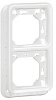 UCHWYT PODWÓJNY PIONOWY ANTYBAKTERYJNY BIAŁY PLEXO IP55  - 070749 - LEGRAND