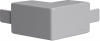 KĄT ZEWNĘTRZNY 30X30MM UNIVERS NHC SZARY LF/ATEHALF - M59627030 - HAGER - BERKER