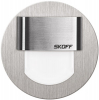 OPRAWA DEKORACYJNA LED 0,4W 10V DC  BIAŁY STAL SZLACHETNA RUEADA MINI LED - ML-RMI-K-W-1-PL-00-01 - SKOFF