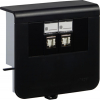 NOŚNIK URZĄDZEŃ 20X55 + 2X GNIAZDO RJ45 KAT.6 CZARNY SL - SL200559079011 - HAGER - BERKER