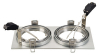 OPRAWA DOWNLIGHT 2X75W QRB 111 PROSTOKĄTNA ALUMINIUM MAT NEW TRIA II  - 111372 - SPOTLINE