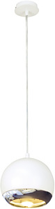 LAMPA WISZĄCA 75W GU10 BIAŁA/CHROM LIGHT EYE - 133481 - SPOTLINE