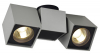 REFLEKTOREK 2X50W GU10 CZARNY/SREBRNOSZARY ALTRA DICE II  - 151534 - SPOTLINE
