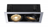 OPRAWKA SUFITOWA 2X75W GU10 CHROM/CZARNY MAT AIXLIGHT FLAT DOUBLE ES111 - 154612 - SPOTLINE
