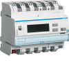 SCIEMINACZ UNIWERSALNY Z LCD 1-KANAŁOWY 20-1000W 6 MODUŁÓW KNX RF - TXA215 - HAGER - BERKER