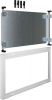 BLOK Z PŁYTĄ MONTAŻOWĄ 450X750MM UNIVERS NHC UNIVERS N - UD33C2 - HAGER - BERKER