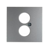 ELEMENT CENTRALNY DO GNIAZDA GŁOŚNIKOWEGO ALU B.1/B.7 GLAS  - 11971404 - HAGER - BERKER