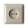GNIAZDO BEZ UZIEMIENIA KOMPLET KREMOWY MODUL 2 *PRODUKT WYCOFANY Z OFERTY*  - 61610202 - HAGER - BERKER
