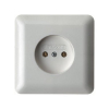 GNIAZDO BEZ UZIEMIENIA KOMPLET BIAŁY MODUL 2 *PRODUKT WYCOFANY Z OFERTY*  - 61610209 - HAGER - BERKER