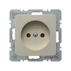 GNIAZDO BEZ UZIEMIENIA KREMOWY MODUL 2 *PRODUKT WYCOFANY Z OFERTY*  - 61610302 - HAGER - BERKER